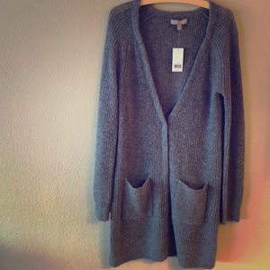 Banana republic grey duster NWT